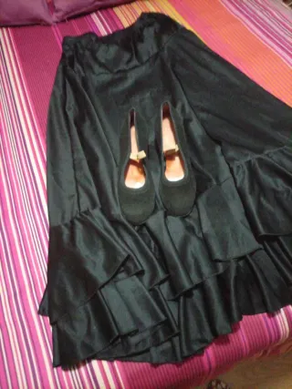 Pack Flamenco Falda y Zapatos