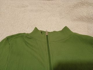 Set chaquetas canalé marrón, verde y negro