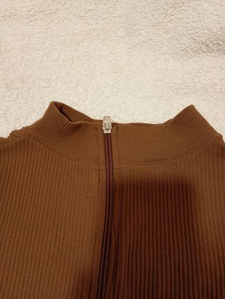 Set chaquetas canalé marrón, verde y negro