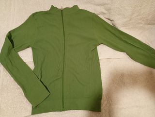 Set chaquetas canalé marrón, verde y negro