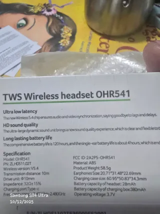 Auriculares Acer OHR541 TWS Bluetooth