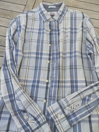 Camisa Tommy Hilfiger Cuadros Azul