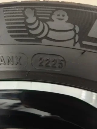 Llanta + Neumáticos Michelin 225/55 R 17 Peugeot