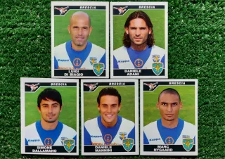 5 figurine Brescia Panini 2004/05