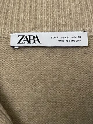 Jersey beige de rayas