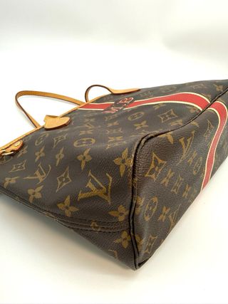 Louis Vuitton Neverfull Borsa Marrone Rossa