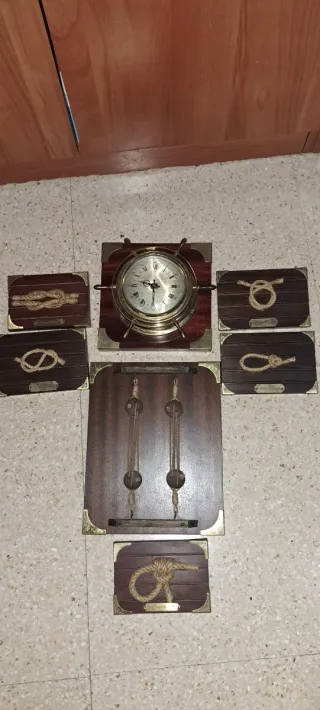 Reloj náutico decorativo