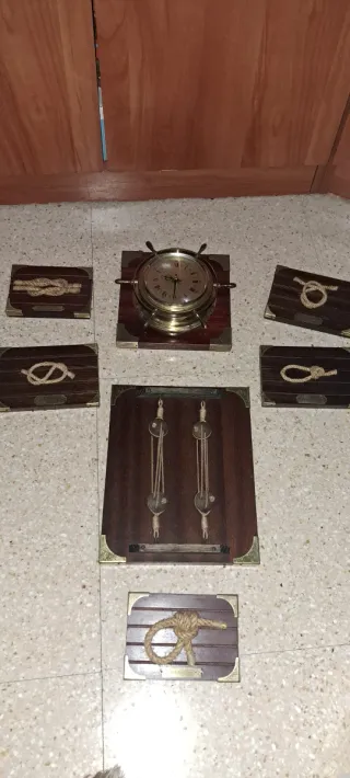 Reloj náutico decorativo