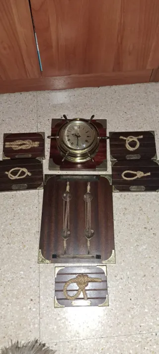 Reloj náutico decorativo