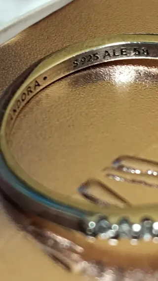 Anillo Pandora Corazón Rojo Plata 925