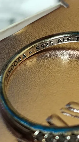 Anillo Pandora Corazón Rojo Plata 925