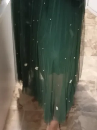 Conjunto Vestido Fiesta Verde