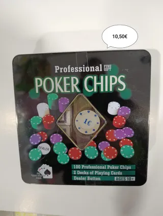 Juego de Póker Profesional 100 Fichas