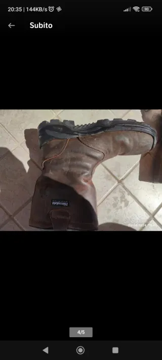 Stivali antinfortunistici Upower in pelle