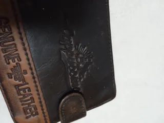 Cartera Piel Genuina Múltiples Compartimentos