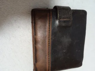 Cartera Piel Genuina Múltiples Compartimentos