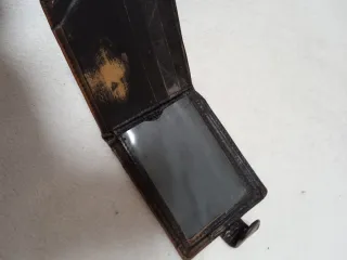 Cartera Piel Genuina Múltiples Compartimentos