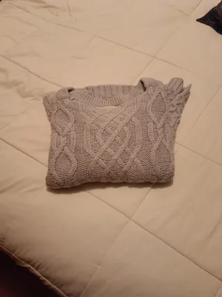 Jersey Zara Gris Talla M