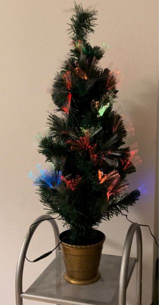 Árbol Fibra Óptica Multicolor