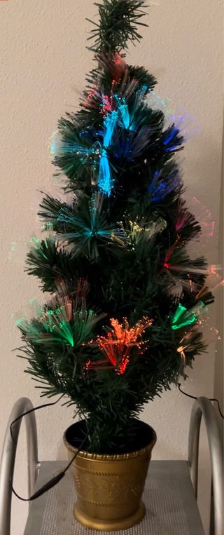 Árbol Fibra Óptica Multicolor