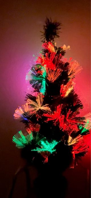 Árbol Fibra Óptica Multicolor