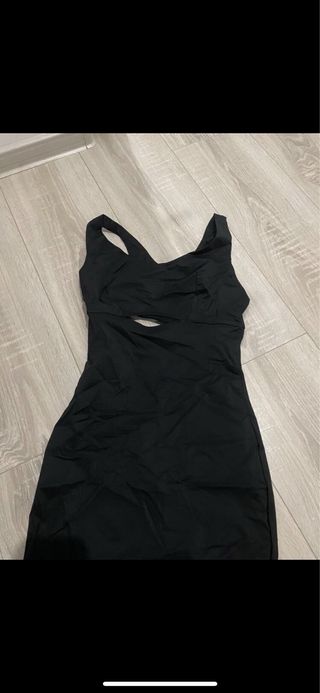 Vestido faja moldeador negro