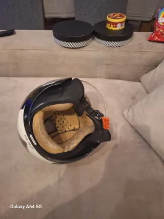 Casco de moto interior protector
