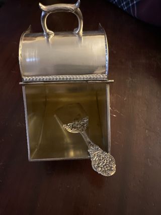 Portazucchero con paletta in metallo