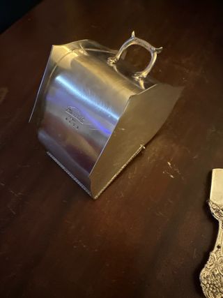 Portazucchero con paletta in metallo