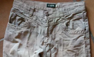 Pantalones beige Canada House talla M