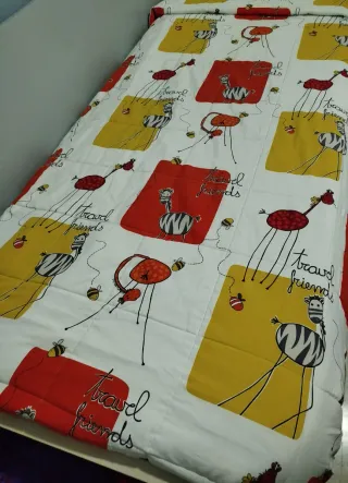 Edredón infantil ajustable 90