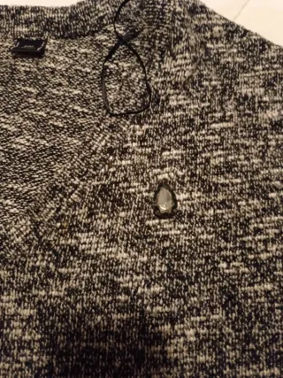 Jersey Zara Mujer Negro Blanco