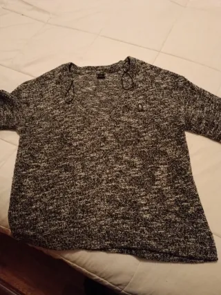 Jersey Zara Mujer Negro Blanco