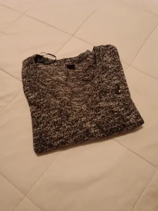 Jersey Zara Mujer Negro Blanco