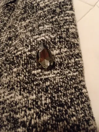 Jersey Zara Mujer Negro Blanco