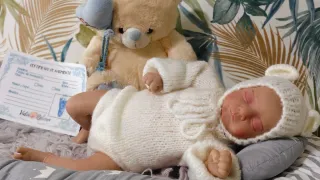 Muñeca Reborn Bebé Durmiendo