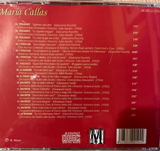 Estuche 5 CDs María Callas