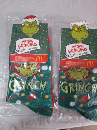 Calze Natale McDonald's Grinch Merry Grinchmas