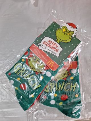 Calze Natale McDonald's Grinch Merry Grinchmas