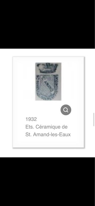 🇫🇷 Sopera porcelana St. Amand