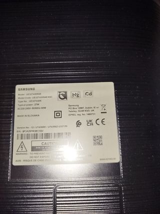 Televisor Samsung 32 Negro