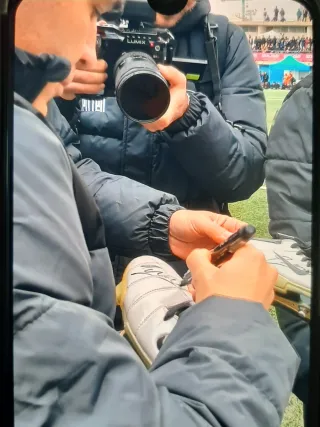 Botas Nike Total 90 usadas y firmadaspor A.iniesta