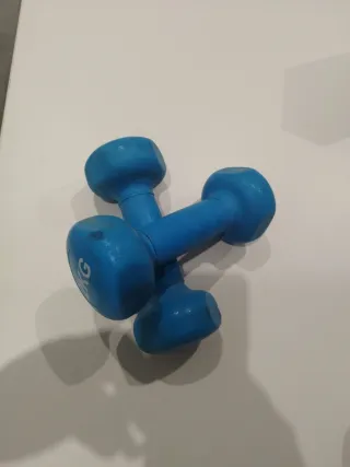 Juego Mancuernas 2 kg Azul