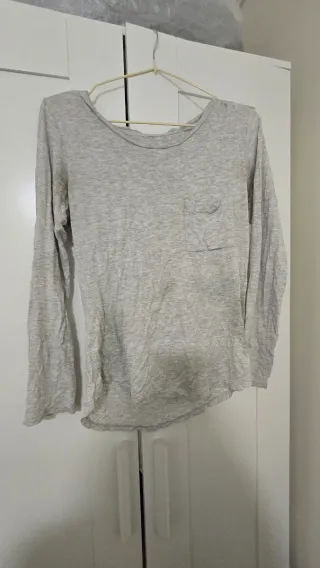 Camiseta algodón manga larga