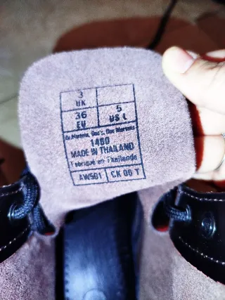 Dr. Martens granates talla 36 (usadas 1 vez)