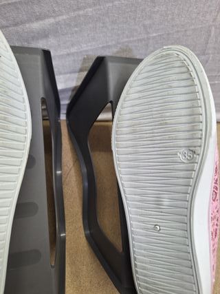 Scarpe senza lacci rosa glitter taglia 35 donna