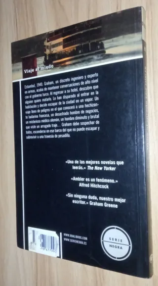 Viaje al miedo (NOVELA POLICÍACA) - Eric Ambler
