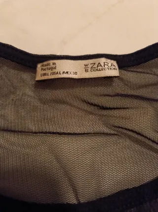 Jersey Zara Mujer Talla L Negro