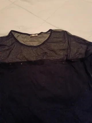 Jersey Zara Mujer Talla L Negro