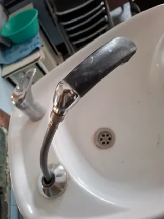 Lavabo de barbería. Lavacabezas